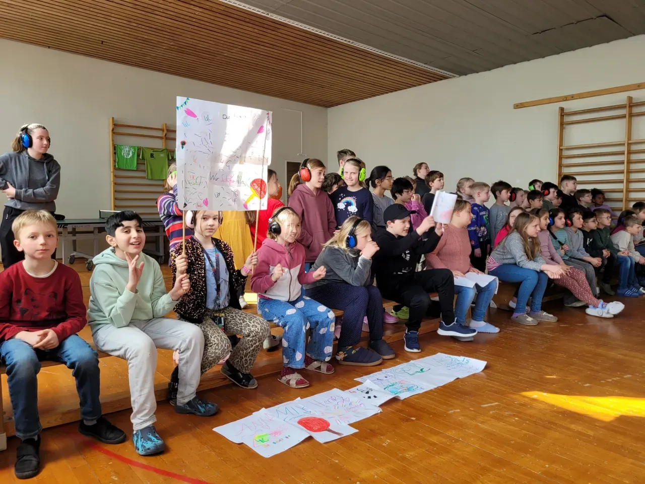 Die Zu­schau­er ge­ben al­les