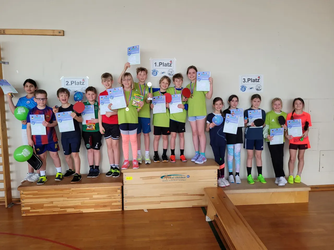 Sie­ger­eh­rung Klas­se 4